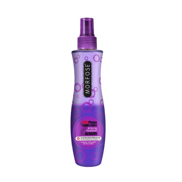Morfose Sıvı Saç Kremi Keratin Fön Suyu 240 Ml Mor ürün görseli 1