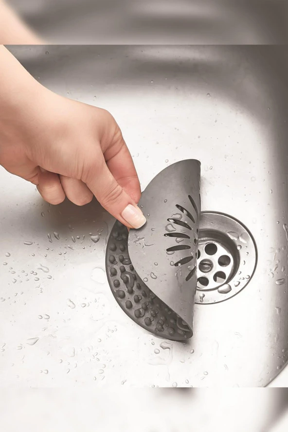 Silikon Lavabo Gideri Süzgeci - Resim 3