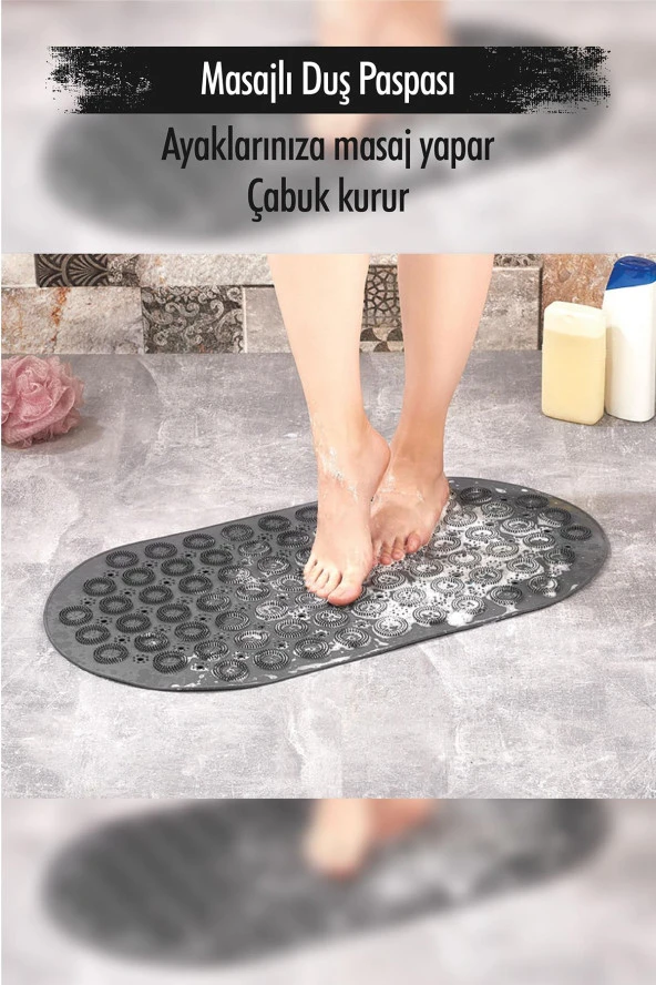 Silikon Masajlı Duş Paspası ürün görseli 1