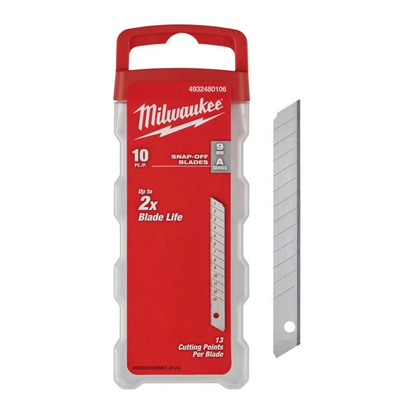 Milwaukee Ayarlı Maket Bıçağı Yedek 9 Mm PK(10) ürün görseli 1