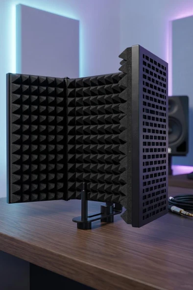 Midex PF-30 Mikrofon Ses Yalıtım İzolasyon Paneli (30x18x19 cm) ürün görseli 1