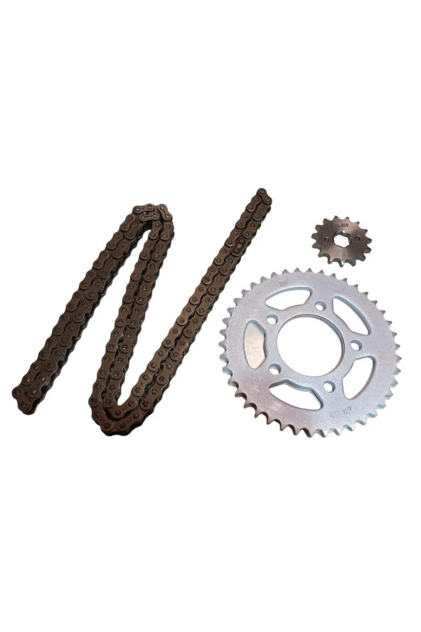 Mondial Drift 125L Zincir Dişli Seti 1.Kalite Heavy Duty ürün görseli 1