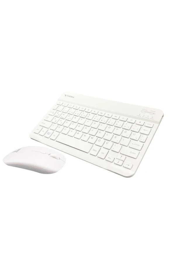 TORİMA Beyaz TMK-04 Kablosuz Klavye Ve Mouse Seti - Resim 2