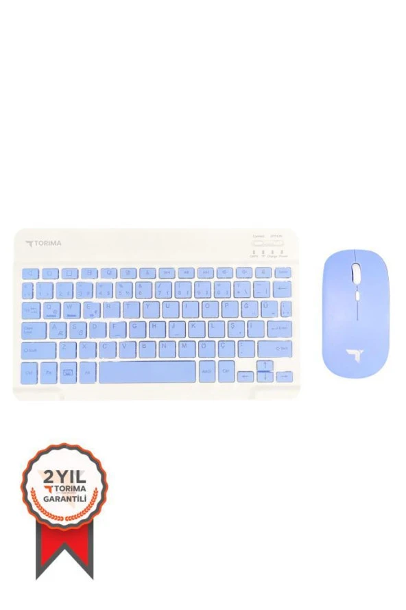 TORİMA Mor TMK-04 Kablosuz Klavye Ve Mouse Seti ürün görseli 1