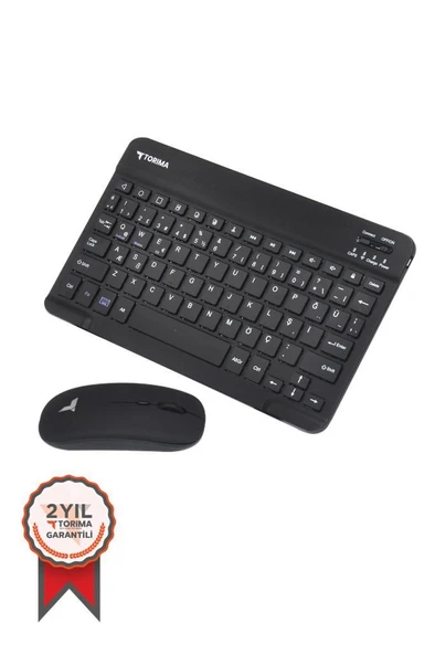 Kablosuz Klavye Mouse Seti TMK04 Siyah ürün görseli 1