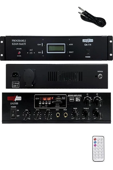 Lastvoice Ekonomik Set-1 Ezanmatik ve 100W Anfi ürün görseli 1