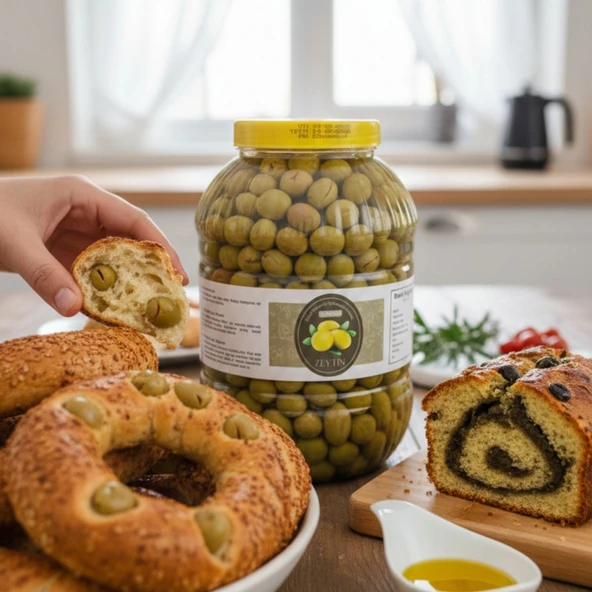 Kırma Yeşil Zeytin 5 Lt - Resim 6