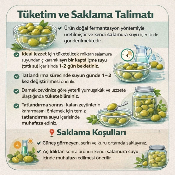 Kırma Yeşil Zeytin 5 Lt - Resim 5