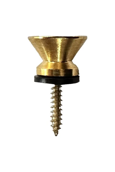 Midex PM1 Gold Metal Kaliteli Gitar Askı Pimi Omuz Askısı Takmak İçin Vida Pim ürün görseli 1