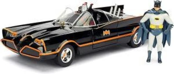 Jada Classic TV Series Batmobile and Batman 1/24 Model Araba ürün görseli 1