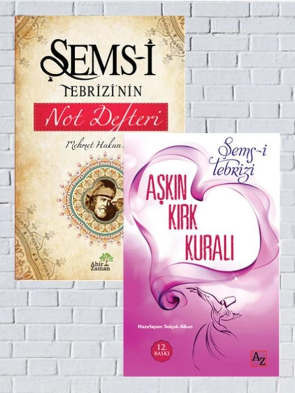 Şems-i Tebrizi’nin Not Defteri+Aşkın Kırk Kuralı   Şems-Tebrizi ürün görseli 1