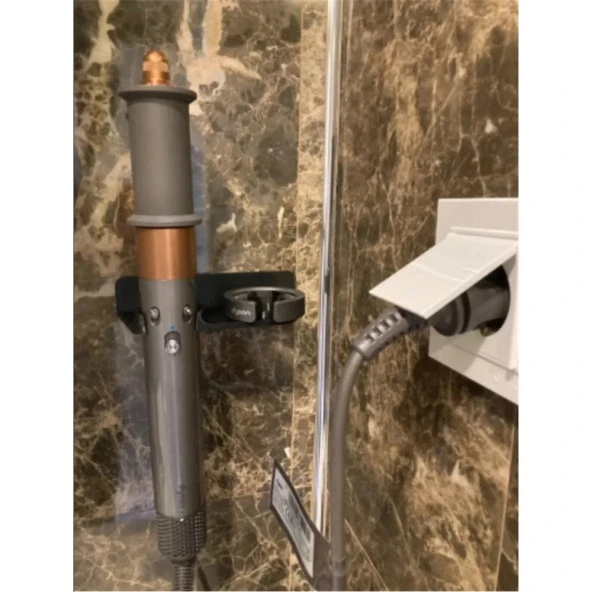 Dyson Airwrap Tutucu Duvar Montaj Aparat Siyah ürün görseli 1
