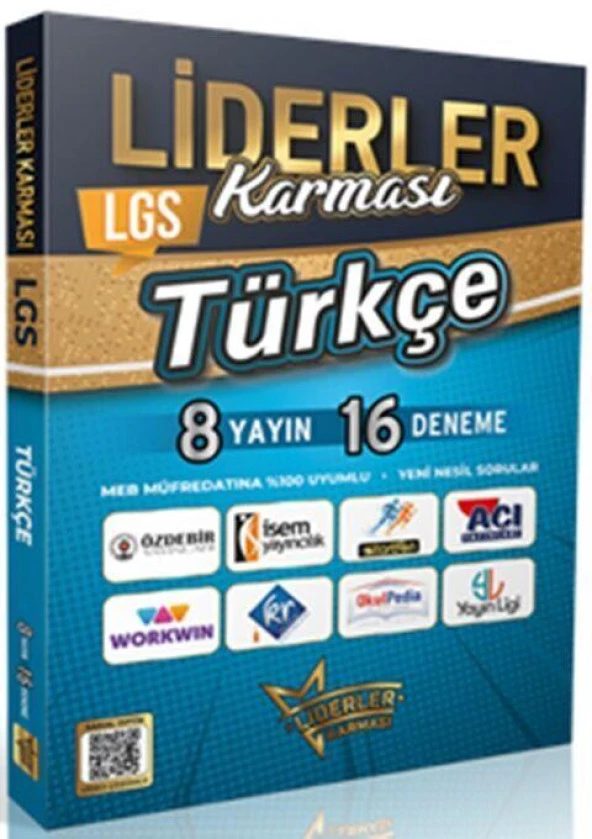8. Sınıf LGS Türkçe 8 Yayın 16 Deneme Liderler Karması ürün görseli 1