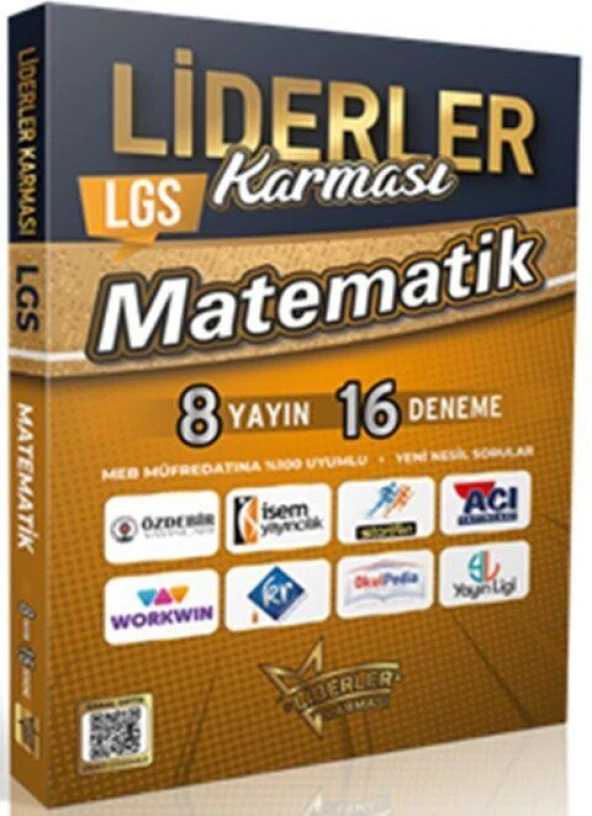 8. Sınıf LGS Matematik Denemeleri 8 Yayın 16 Deneme Liderler Karması ürün görseli 1