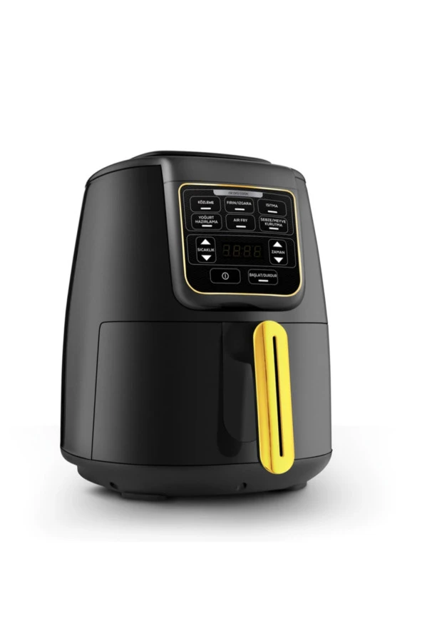 Karaca Smart Sensorlü Ev Yoğurdu, Közleme, Fırın/Izgara 6 Pişirme Fonksiyonlu XL 4 Litre AirFry 1550W ürün görseli 1