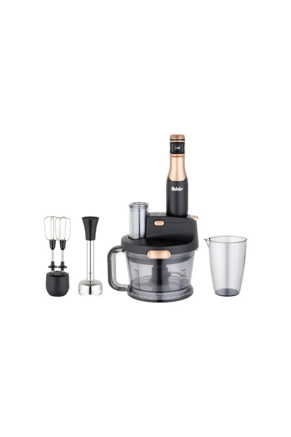 Fakir BPA içermez Hazne 4 Bıçaklı 1000W YüksekGüç 2 farklı Rende Speed Quadro Blender Seti ürün görseli 1