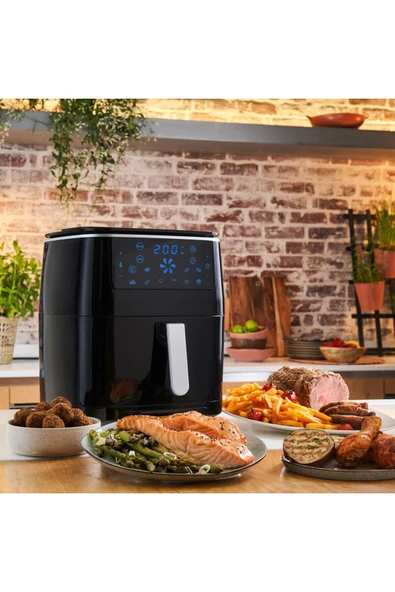 Tefal Easy Fry &Grill&Steam+Yağsız Fritöz Airfry6,5 Litre Kapasite Hava ile Kızartma&Buharlı Pişirme ürün görseli 1