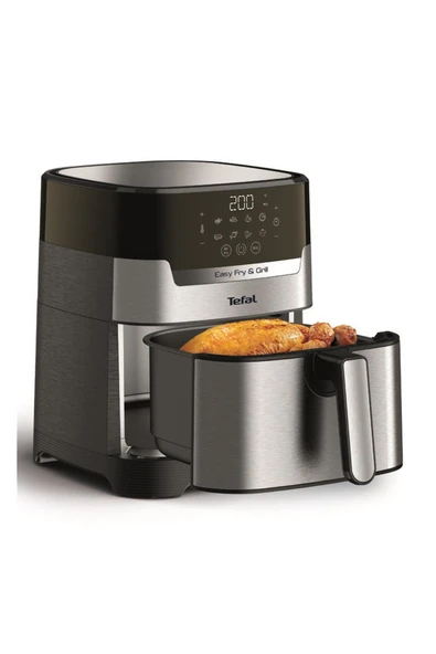 Tefal 2'si 1 arada 8 otomatik program Geniş 4.2 L kapasite EasyFry Grill Precision Az Yağlı Fritöz ürün görseli 1