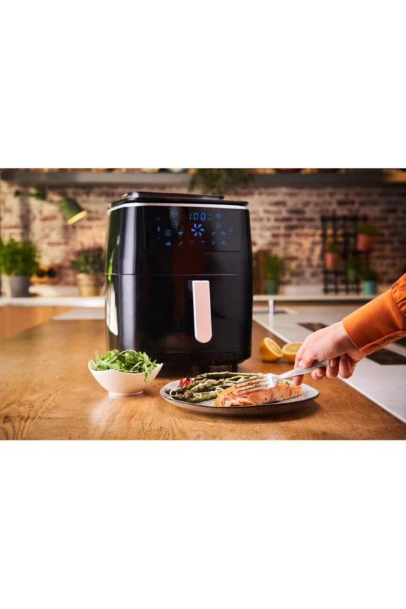 TEFAL XXL 6,5 Litre 3'ü 1 arada + Fırına kıyasla 2 kat daha hızlı 7 otomatik program BUHARLI Fritöz ürün görseli 1