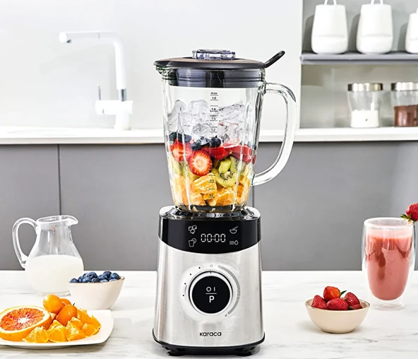 Karaca Digital Display Inox Smoothie Blender 1800W ürün görseli 1