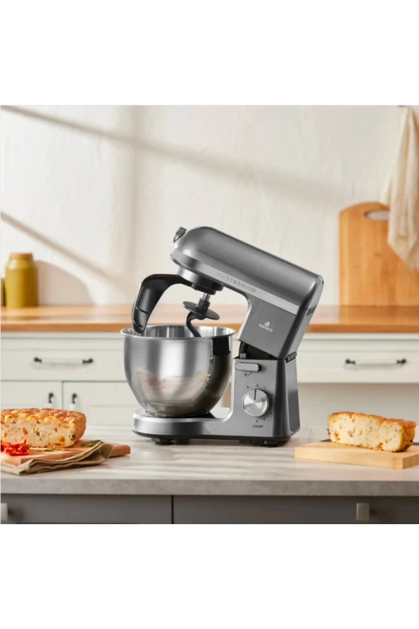 Karaca Chef Pro Çift Kollu 5 lt 6 Hız Kademeli 1500 W Güçlü Motor Hamur Yoğurma & Mutfak Şefi ürün görseli 1