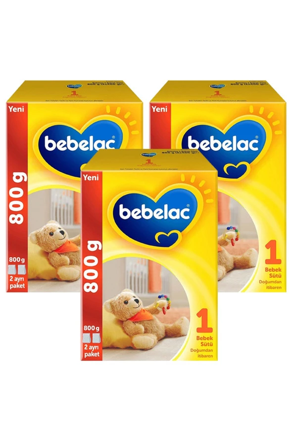 Bebelac 1 Numara 800 Gram 3 Kutu ürün görseli 1