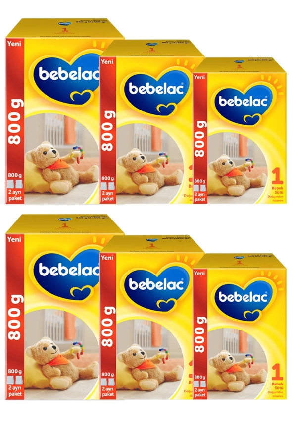 Bebelac 1 Numara 800 Gram 6 Kutu ürün görseli 1