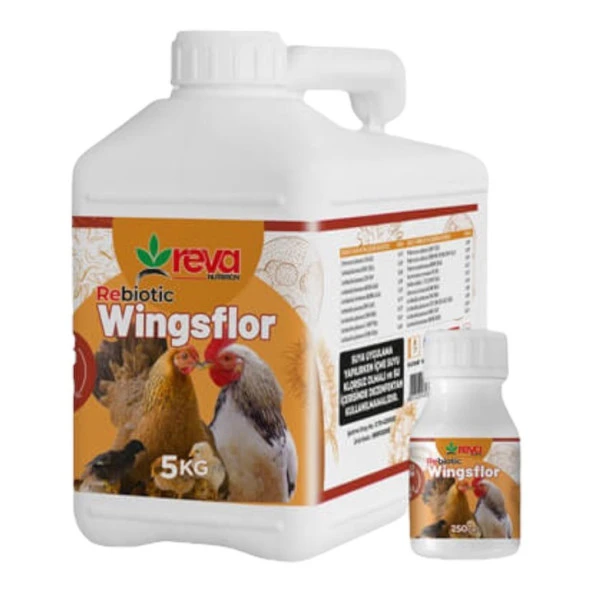 Rebiotic Wingsflor-Et ve Yumurta Verimini Artırıcı Yem Katkısı-5 Litre ürün görseli 1