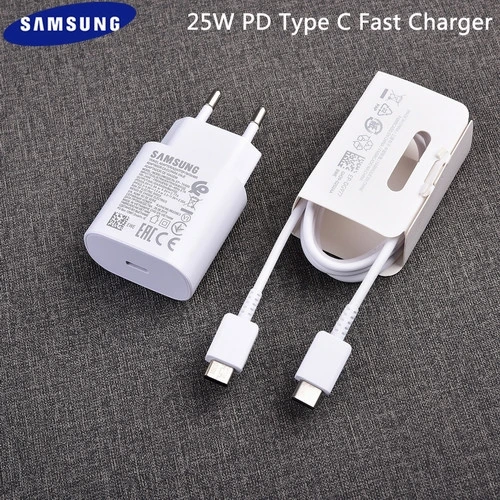 Day Samsung Galaxy A03S Orij. EP-TA800XWEGWW 25W Type-C Hızlı Şarj Cihazı Beyaz  3A ST800B25W0147 ürün görseli 1