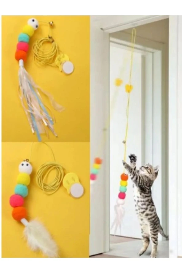 Yıldızhane Elastik Kendinden Yapışkanlı Kedi Oyun Oltası ürün görseli 1