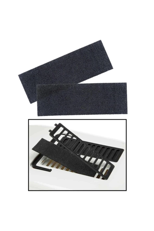 Çiftsan Kapalı Kedi Tuvaleti Için 2'li Karbon Filtre Dikdörtgen 20x6,5cm ürün görseli 1