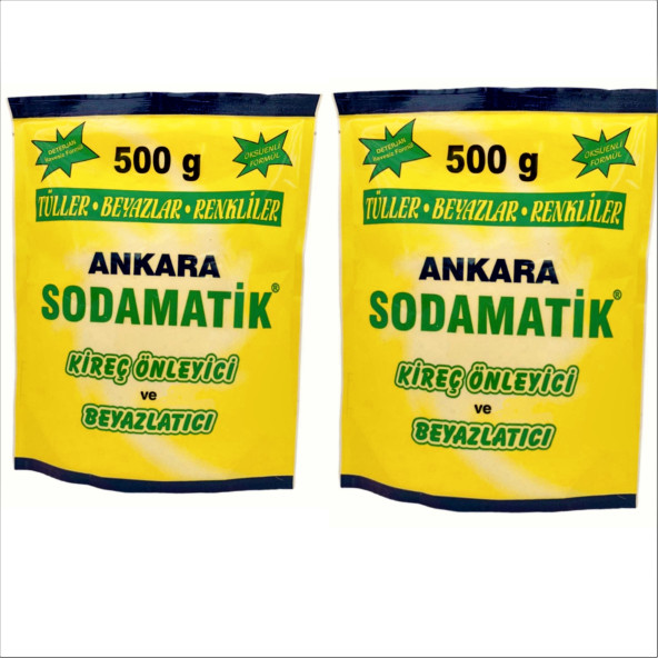 ANKARA SODAMATİK (500 Gr x 2 Adet) ürün görseli 1