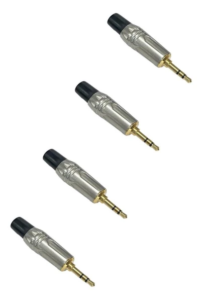 Hepa Merz SFC-S35-4X 3.5MM Altın uçlu Stereo Jack 3.5 mm Stereo Jak (4 ADET) ürün görseli 1