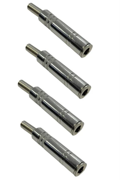 Hepa Merz SFC-FD63-4X Metal 6.35mm Dişi Jack 6.35mm Dişi Uzatma Jak (4 ADET) ürün görseli 1