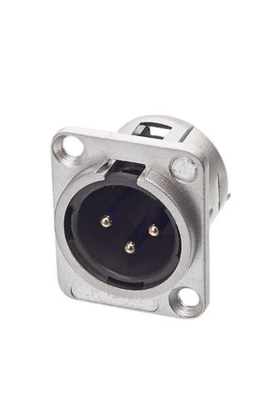 Hepa Merz SFC-SR11 XLR ŞASE Erkek Canon 3 Pinli XLR Şase Konnektör ürün görseli 1