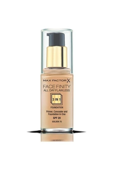 Max Factor Fondöten 75 Golden FaceFinity All Day Flawless 3N 1 ürün görseli 1