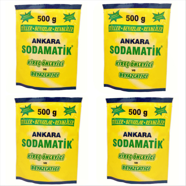 ANKARA SODAMATİK (500 Gr x 4 Adet) ürün görseli 1