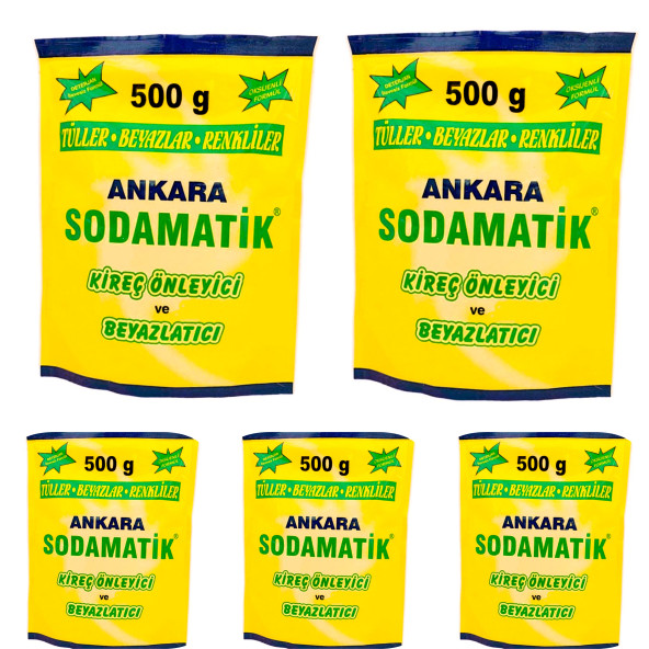 ANKARA SODAMATİK (500 Gr x 5 Adet) ürün görseli 1