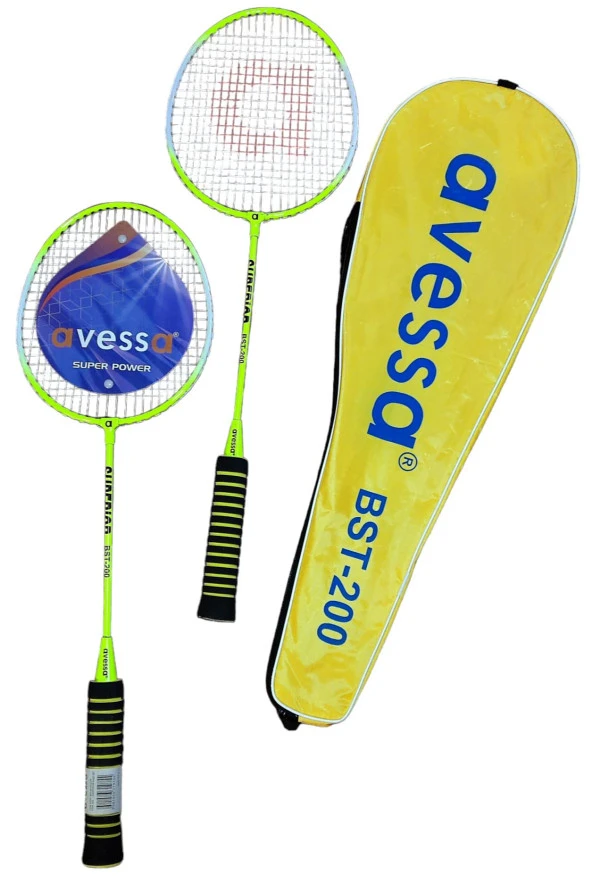 Avessa Bst-200Y Badmington Raket Set Yeşil ürün görseli 1