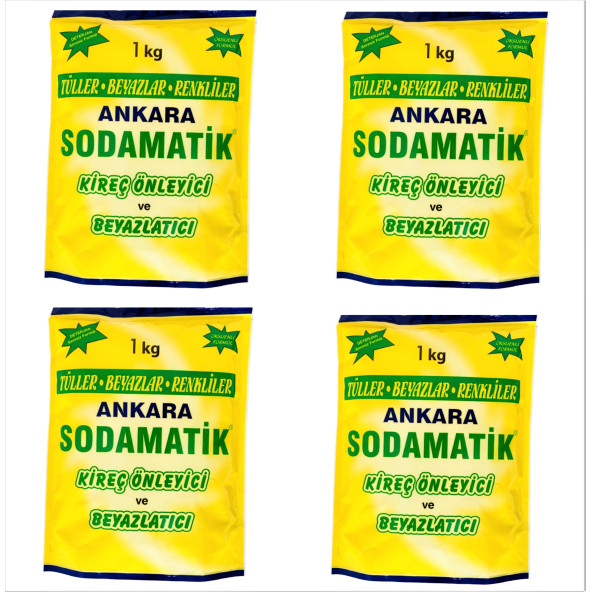 ANKARA SODAMATİK (1 Kg x 4 Adet) ürün görseli 1