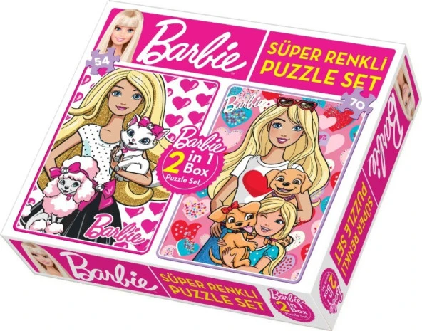 Diytoy Barbie 2 İn 1 Puzzle Seti  1542 ürün görseli 1
