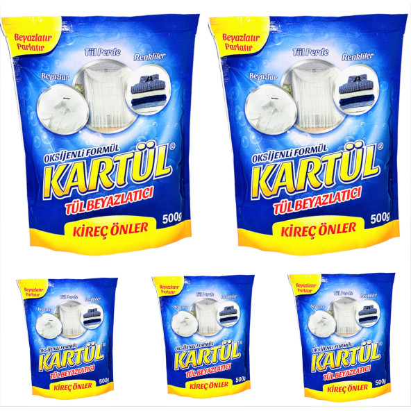 KARTÜL TÜL BEYAZLATICI (5'Lİ PAKET) ürün görseli 1