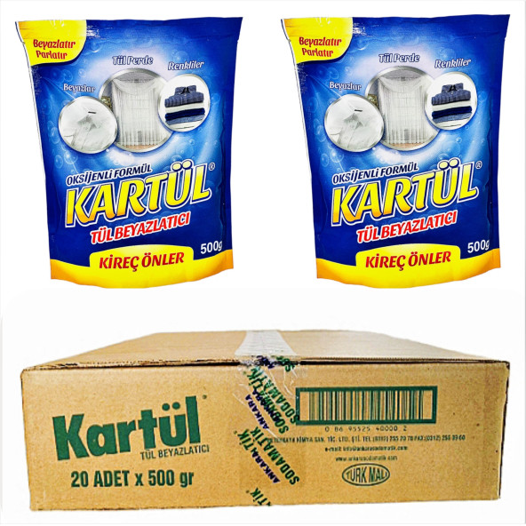 KARTÜL TÜL BEYAZLATICI (500 Gr KOLİ) ürün görseli 1
