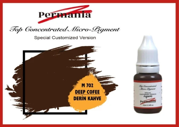 Fontenay Permania Kalıcı Makyaj Boyası Kaş Boyası Derin Kahve 10ml ürün görseli 1