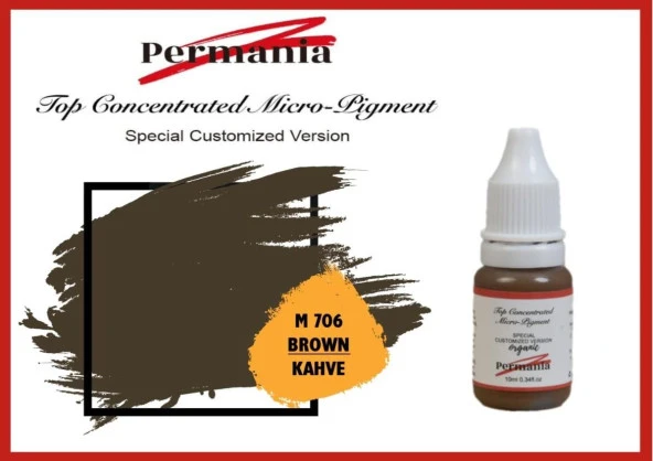 Fontenay Permania Kalıcı Makyaj Boyası Kaş Boyası Doğal Kahve 10ml ürün görseli 1