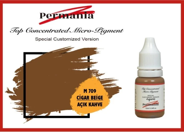 Fontenay Permania Kalıcı Makyaj Boyası Kaş Boyası Açık Kahve 10ml ürün görseli 1