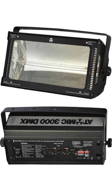Quenlite Atomix-3000 DMX Strobe Light Çakar Işık 3000 Watt DMX Kontrol Disko Sahne Işık ürün görseli 1