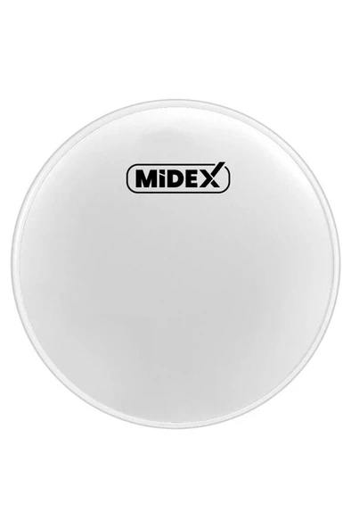 Midex DR-18WH Beyaz Renk 18 İnç Bas Kick Bateri Davul Derisi Drumhead 18'' inch (45.72 cm) ürün görseli 1