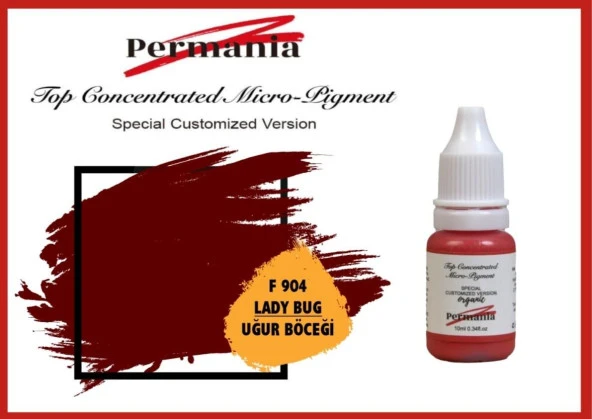 Fontenay Permania Kalıcı Makyaj Boyası Dudak Boyası Uğur Böceği 10ml ürün görseli 1