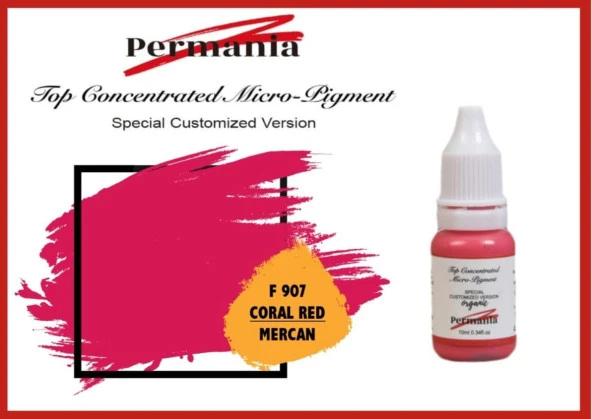 Fontenay Permania Kalıcı Makyaj Boyası Dudak Boyası Mercan Kırmızısı 10ml ürün görseli 1